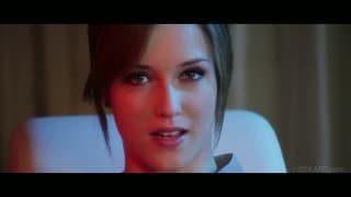 Godage sensuelle d'une brune torride