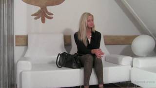 Blonde, Fellation, Petits Seins, Casting Porno