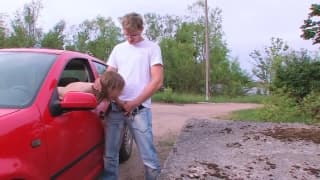 Jeune 18-21ans, Ejac Faciale, Brune, Petits Seins, Exhibition, Teen Porn, Dogging