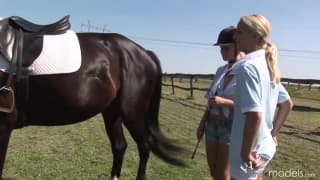 Blond Cat et Yasmine Gold s'offrent des caresses