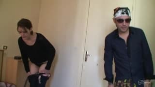 Française démoniaque devant la caméraailey Blue et Zoey Nixon dans un trio gourmand