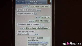 Ainara Reina une jolie cochonne qui aime lécher