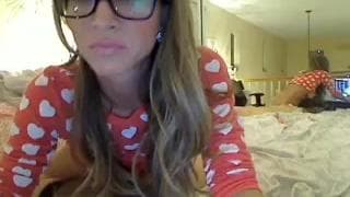 Toide show webcam avec une blondasse !