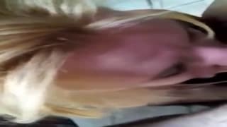 Blonde, Première Personne POV, Femme Mûre, Pipe