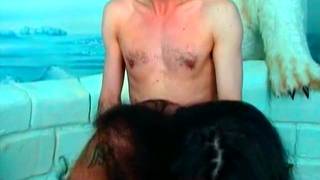 La chambre du couple ressemble à un iglou