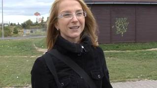 Blonde qui se fait baisée dans la nature