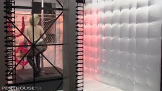 Ash Hollywood fait un strip-tease à la barre et baise avec le client