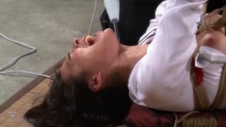 Belle demonstration de l'art du shibari