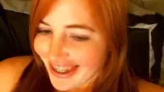 Un peu de godage avec une jolie amatrice