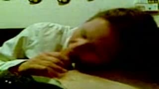 Monsieur, heureux de filmer cette pipe