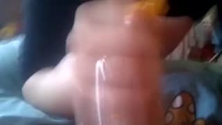 Incroyable film pov d'une amatrice qui branle