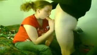 Levrette bien chargée pour une amatrice