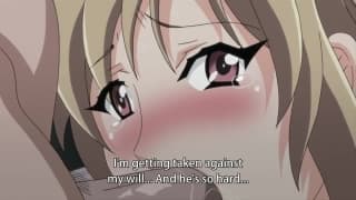 Hentai chaud où une blonde à gros lolo se fait démonter