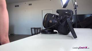 Ashlyn crie de plaisir pendant son casting