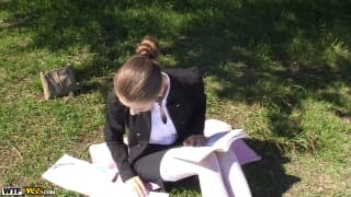 Stephanie une étudiante Russe pas farouche