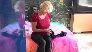 Blonde, Lingerie Sexy, Mamie Porno, Full HD Porn