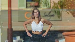 Trio chaud avec une française en lingerie