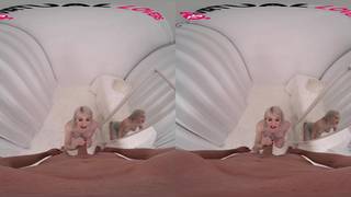 Fellation, Mec Baise Trans, Gros seins, Sans Capote, Pornstar, Blonde, Anal