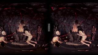 Réalité virtuelle de sexe diabolique dans la grotte